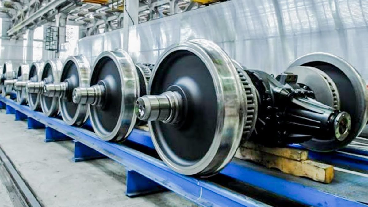 Fantastic train wheel production process and other amazing making process. Incredible technology.