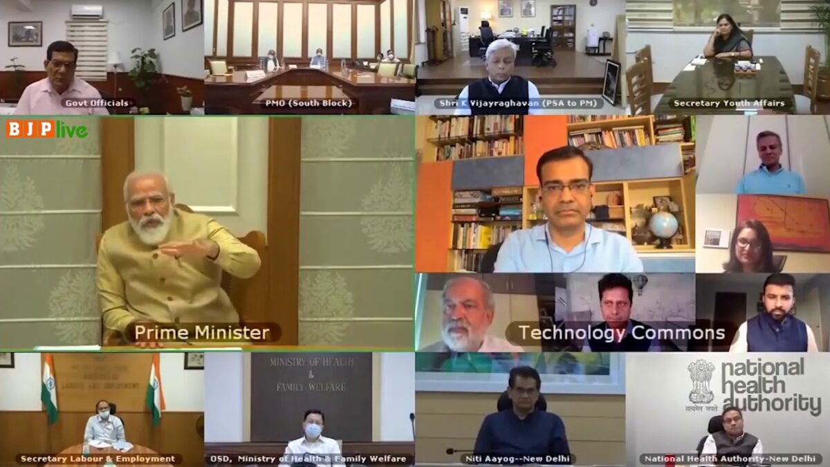PM Modi’s Interaction with Bureaucrats and Technology Experts