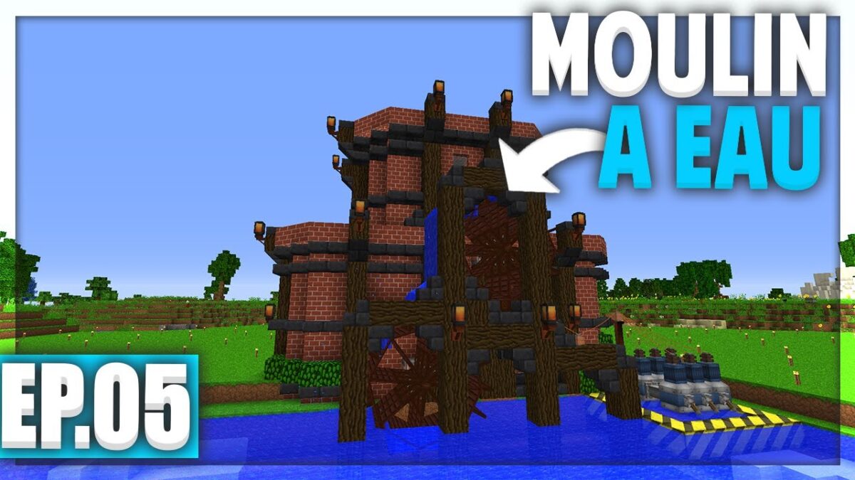 LE MOULIN A EAU ! | Minecraft Moddé – Chroma Technology | Ep# 5