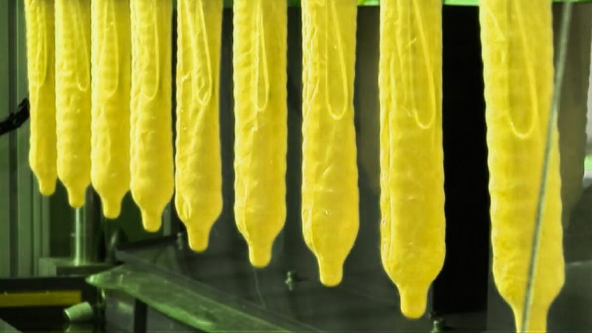 Exciting world top-sales condoms production process modern technology. Amazing manufacturing method