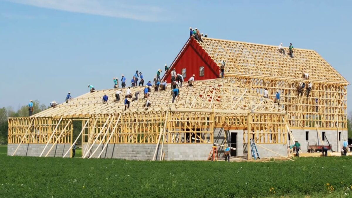 Amazing Fastest Skill Wooden House Construction Modern Technology Extreme Log House Building Working