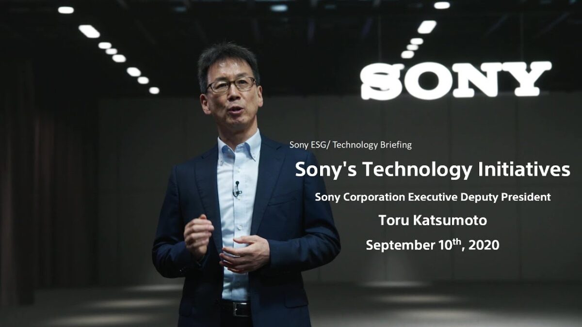 ESG/Technology Briefing “Sony’s Technology Initiatives” Toru  Katsumoto, Executive Deputy President