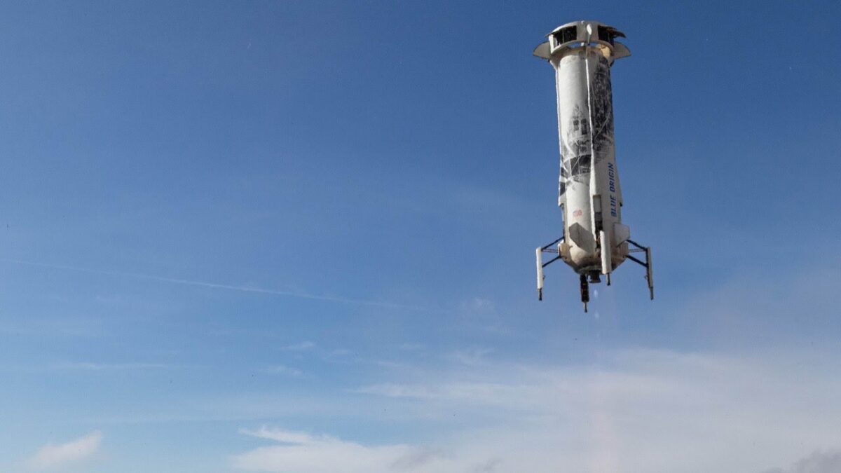 Spacecraft Landing Technology Put to the Test on Blue Origin Rocket