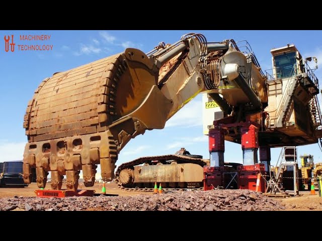 Amazing Huge Excavator Assembled and Modern Technology Fastest Smart Crane Assembled