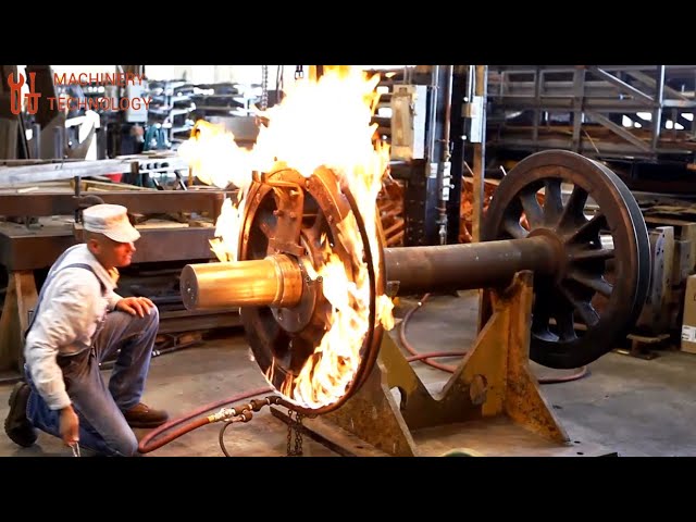 This is How Rail Wheel Productions – Amazing Technology Manufacturing Train Wheel Process