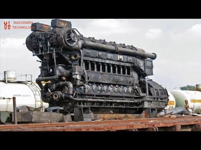 Amazing Technology Powerful Machine Rebuild And Biggest Engine Marine Manufacturing