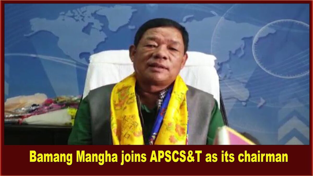 Bamang Mangha joined Arunachal Pradesh State Council for Science & Technology (APSCS&T) as chairman