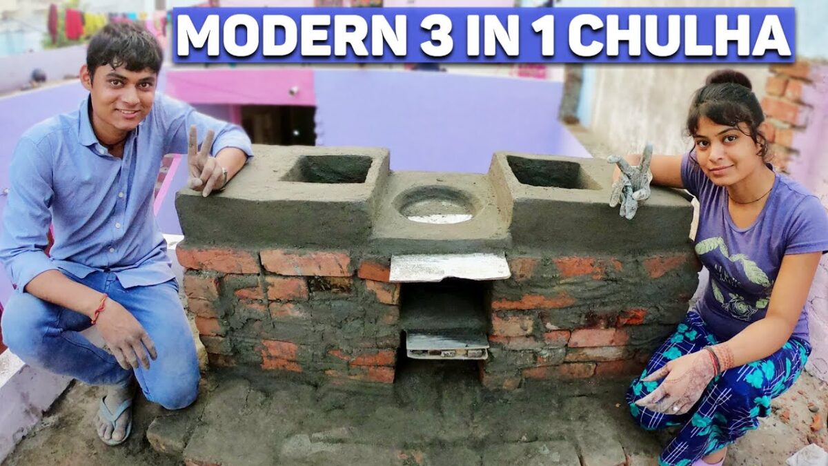 Amazing! Technology for building Simple Smokes Firewood 3 in 1 Stove | Stoves Level 100 | Full Vlog