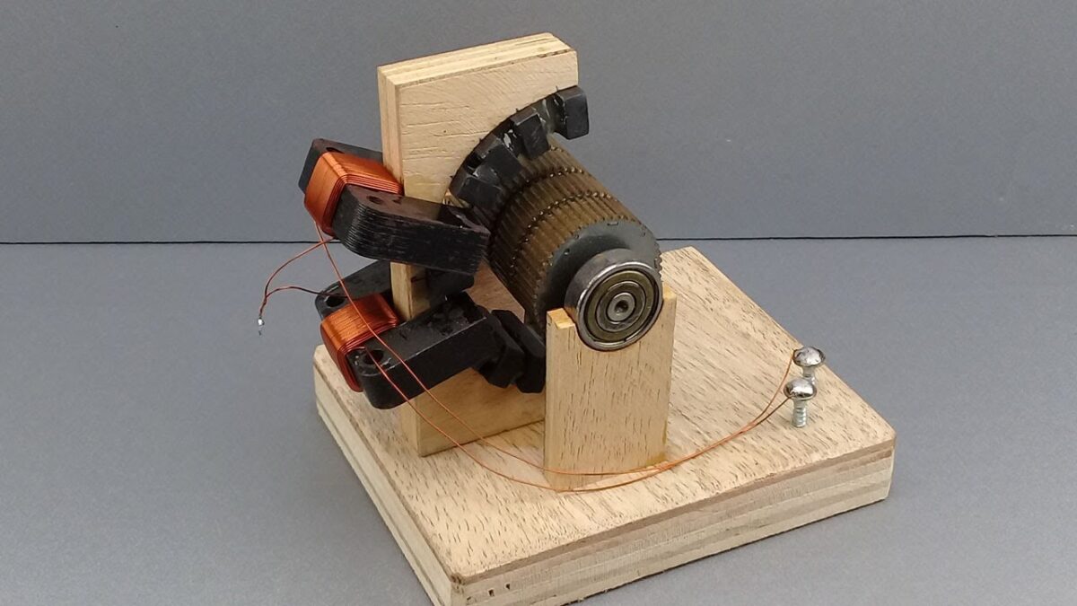 New Technology Using magnets copper & motor Free Energy Generator