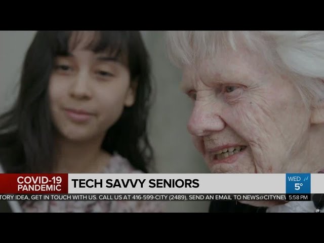 Seniors learning to use technology to stay connected