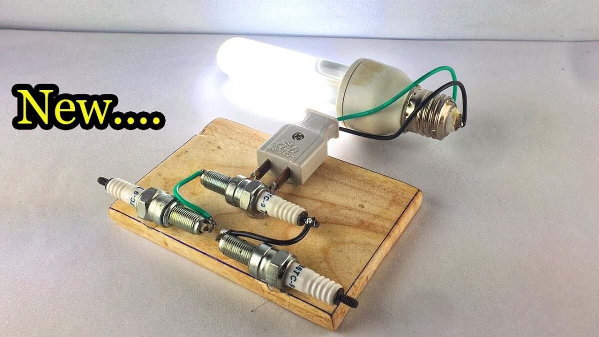 New Technology Free Energy Generator Using By Light Bulb 220v