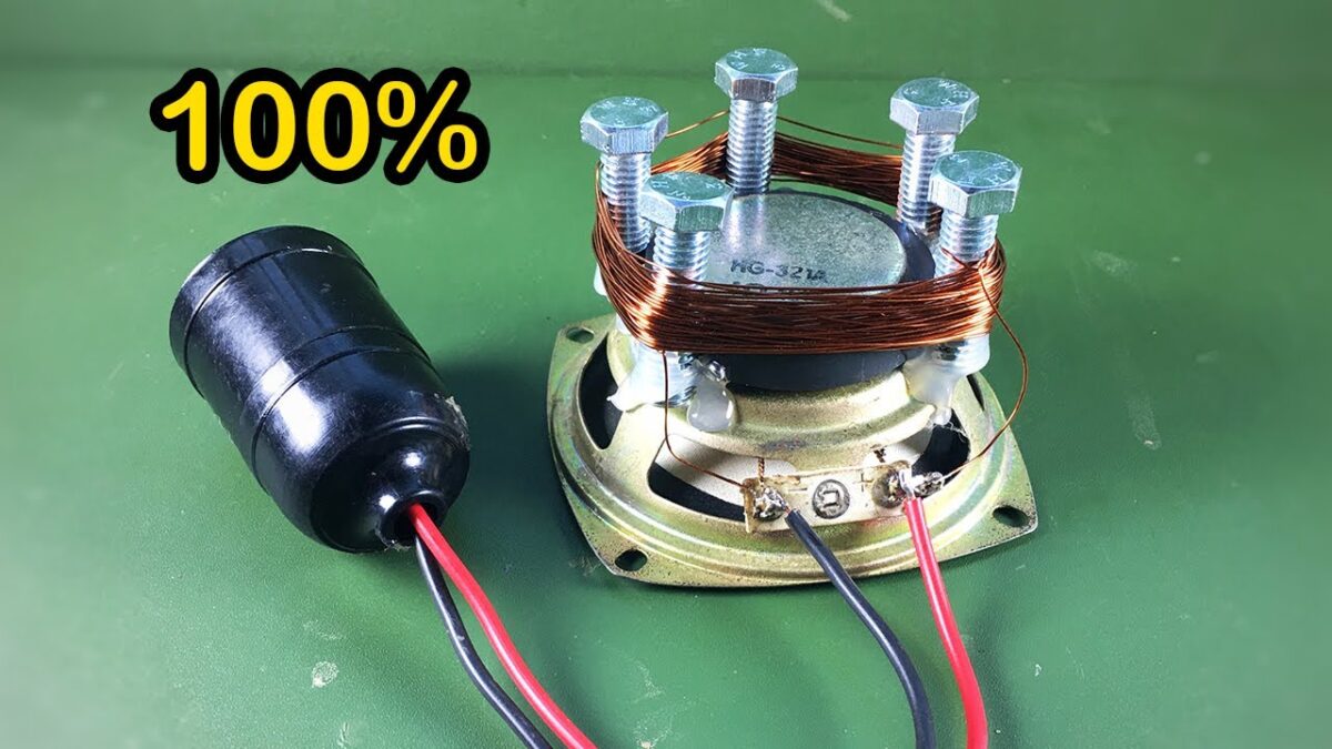 Amazing Technology Creative For 2021 Free Energy Using Speaker Magnet