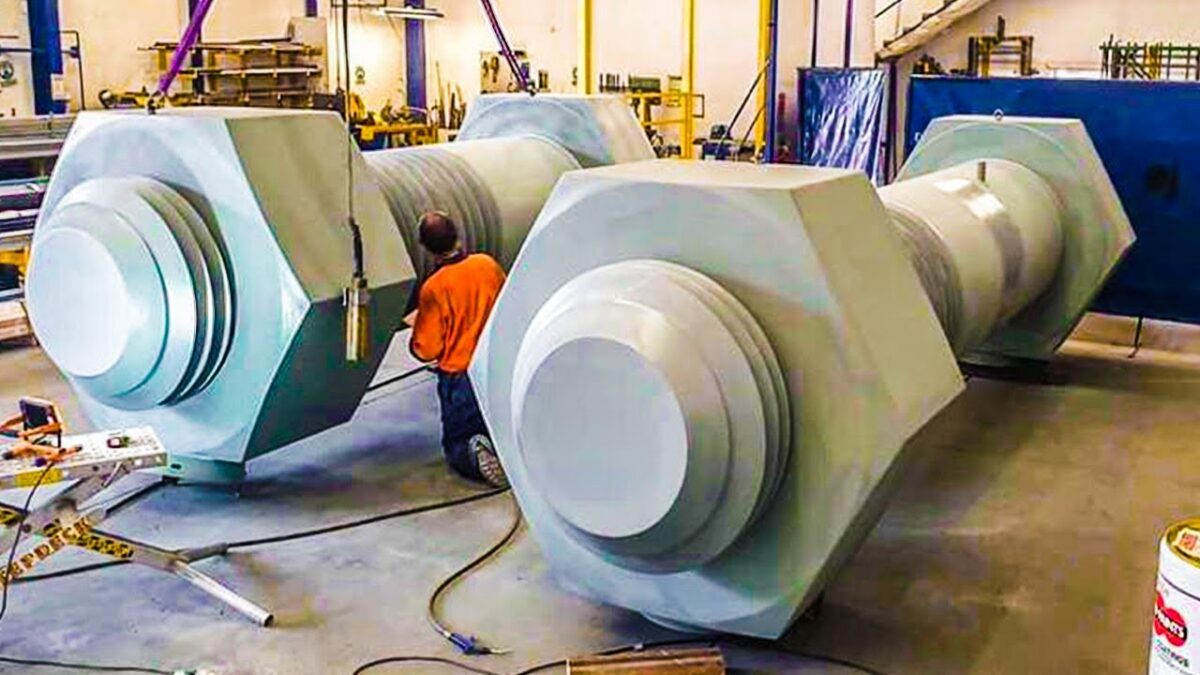 Incredible Giant Bolts Manufacturing Process & Other Amazing Factory Machines Production Technology