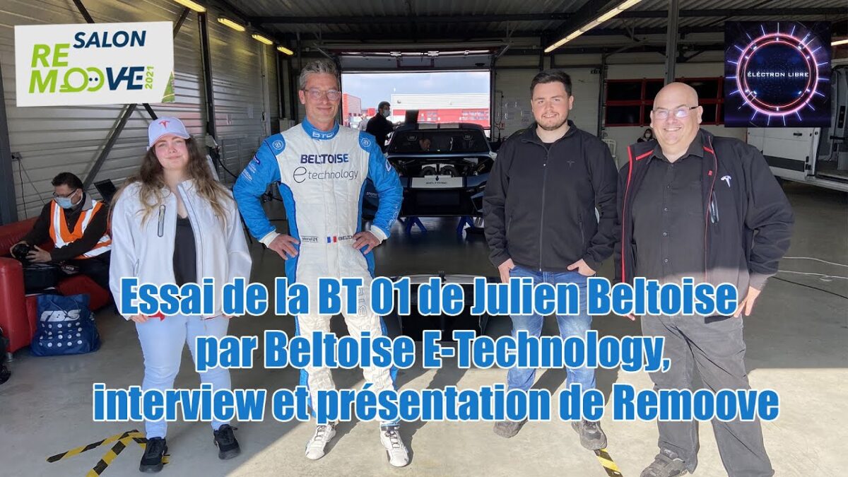 Essai de la BT 01 de Julien Beltoise par Beltoise E-Technology, interview et présentation de Remoove