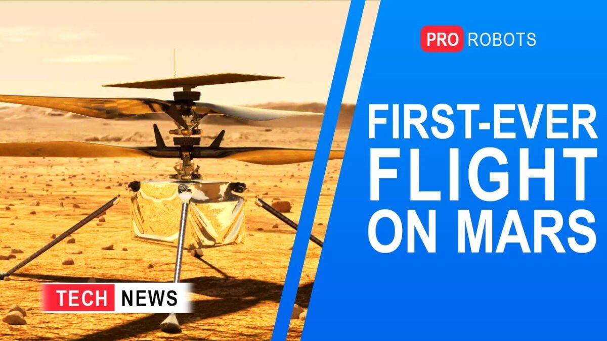 First controlled flight to Mars | Aerotaxi | Construction robots | Technology news