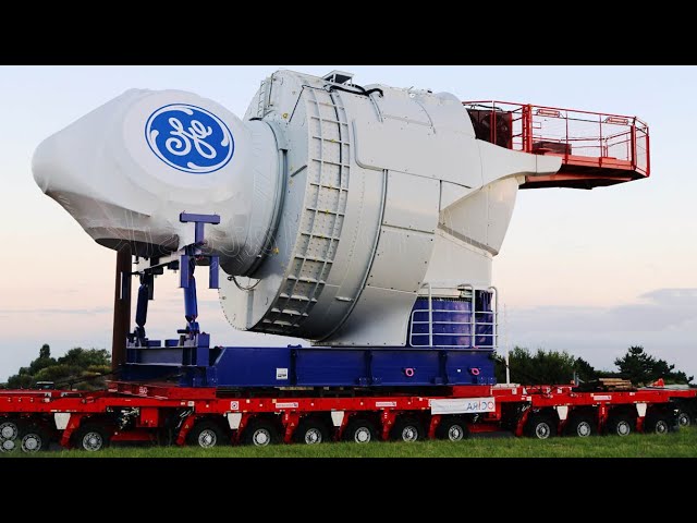 Awesome, Wind Turbine Installation – The most Modern Technology In The World