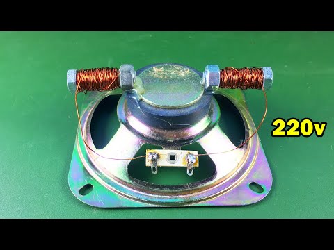 New Technology Free Energy Using Speaker Magnet