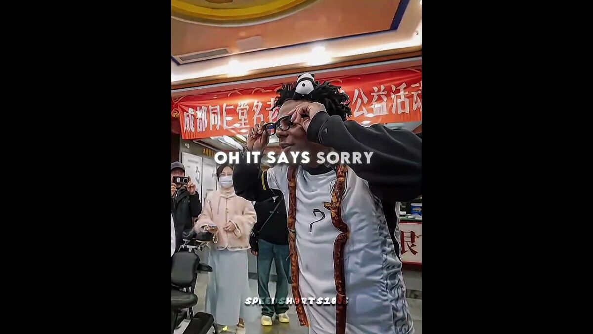 Speed Tries Chinese Technology ☠️🥶 #ishowspeed #speed #china #technology #edit