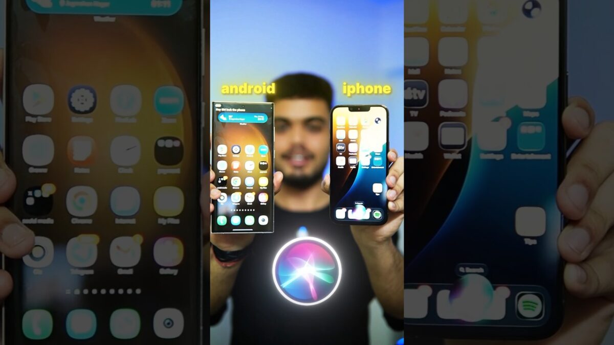 Use Siri In Android Phone🤯 #ytshorts #shortsfeed #tech #technology #techtips #androidtips