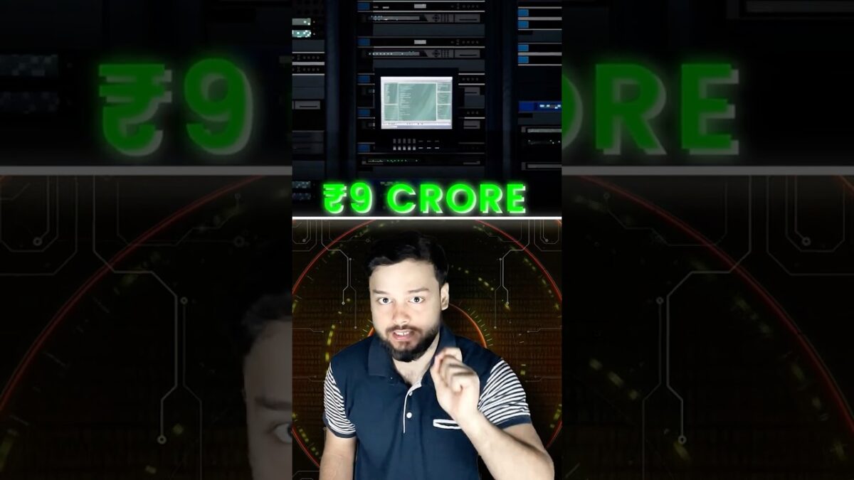 YouTuber BOUGHT ₹9 CRORE Computer & RAN IT Nonstop For 6 MONTHS & Found Something STRANGE #shorts